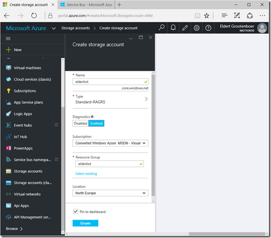 IoT – Integration of Things: Processing Event Hubs From Azure Cloud Service