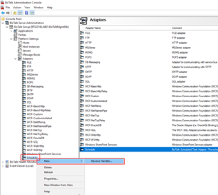 BizTalk Scheduled Task Adapter New Receive Handler