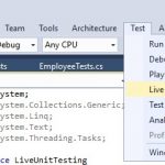 Getting started with Live Unit Testing in Visual Studio 2017