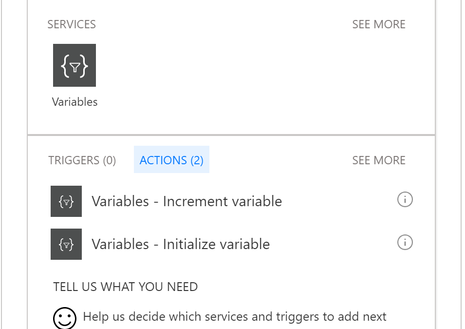 Adding Variables to Logic Apps