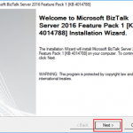 Microsoft BizTalk Server 2016 Feature Pack 1: Step-by-step Installation