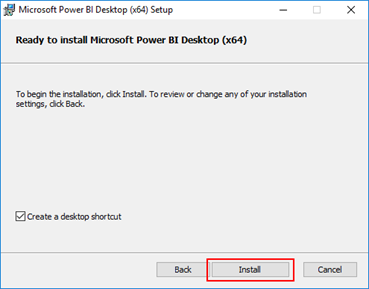BizTalk Operational Data - Microsoft Power BI Desktop Setup Wizard Ready To Install