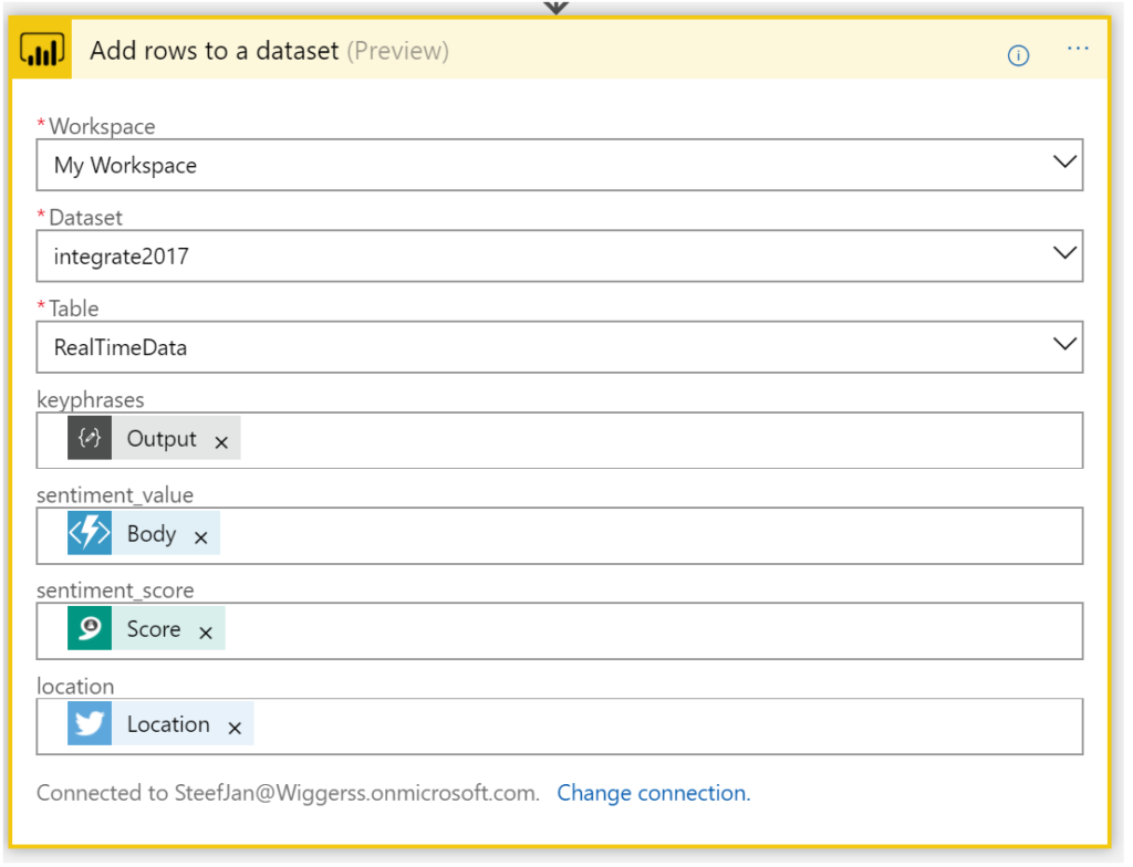 Building sentiment analysis solution with Azure Logic Apps