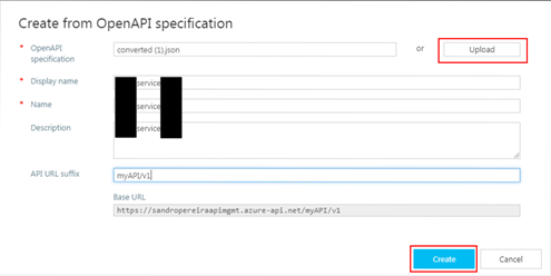 import a Postman: Azure API Management Add API OpenAPI