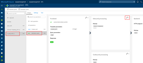 mock responses in API Management: Azure Portal create or edit operation policy