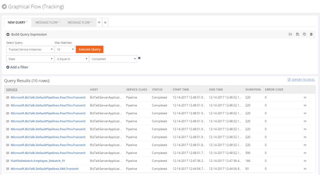 Graphical Flow Tracking BizTalk360