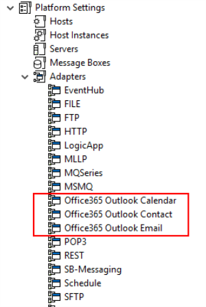 BizTalk Server 2016 Feature Pack 3: New Office 365 Adapters