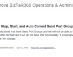Introducing Send Port Groups for Monitoring in BizTalk360