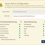 Easily set up monitoring with Quick Alarms