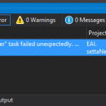 BizTalk Visual Studio Deploy Issue: The “MapperCompiler” task failed unexpectedly. Access to the path ‘…’ is denied
