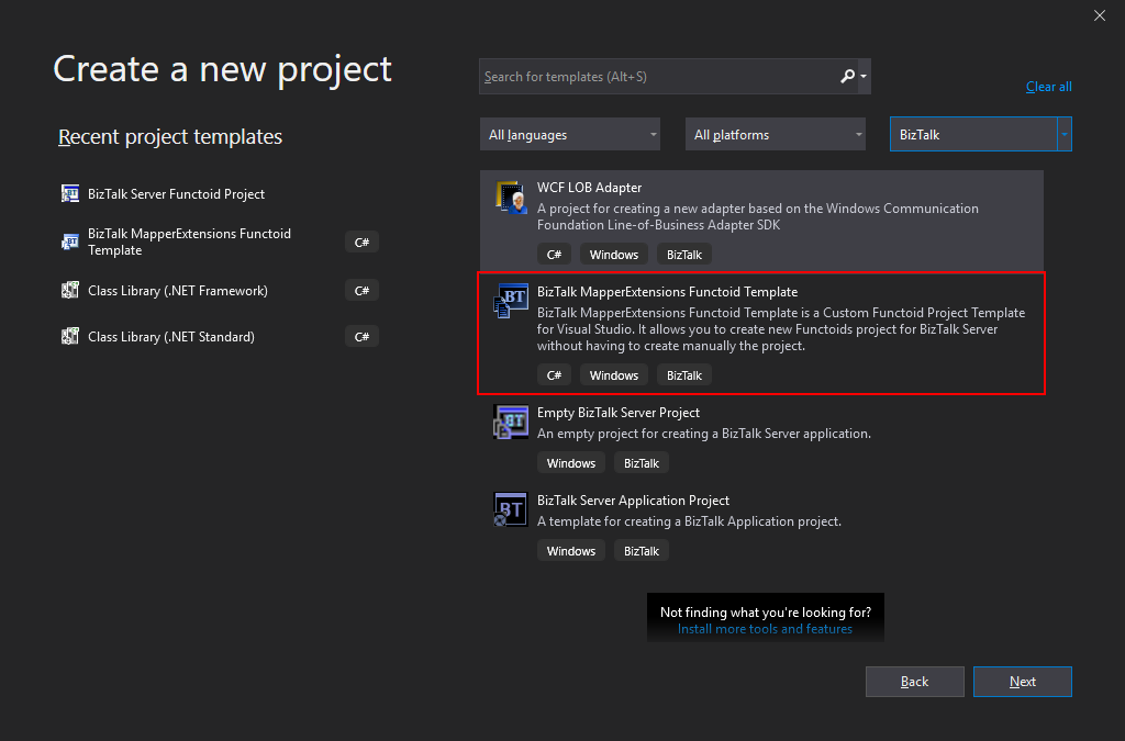 BizTalk Server 2020 – 20 days, 20 posts: BizTalk MapperExtensions Functoid Project Template for BizTalk Server 2020