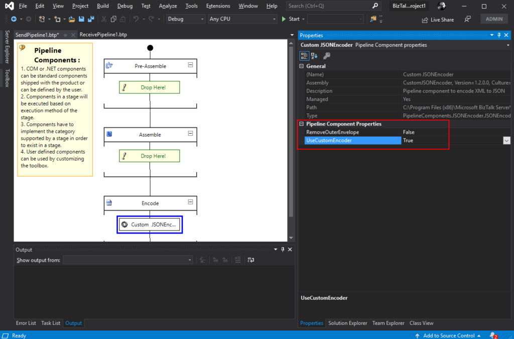 BizTalk Server 2020 – 20 days, 20 posts: JSON Encoder Pipeline Component for BizTalk Server 2020