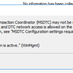 BizTalk Administration Console: Internal error: No transaction is active
