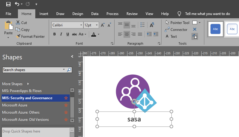 Fix Text annotations on Visio Stencils