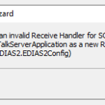 BizTalk Server 2020 EDI/AS2 Runtime Configuration: Host (BizTalkServerApplication) is an invalid Receive Handler for SQL Adapter