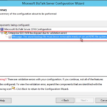 BizTalk Server Configuration Warning: Enterprise SSO will be skipped due to validation error