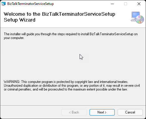 BizTalk Monitor Suspend Instance Terminator Service