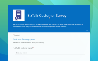 Azure Logic Apps team is interested in your feedback – BizTalk Customer Survey